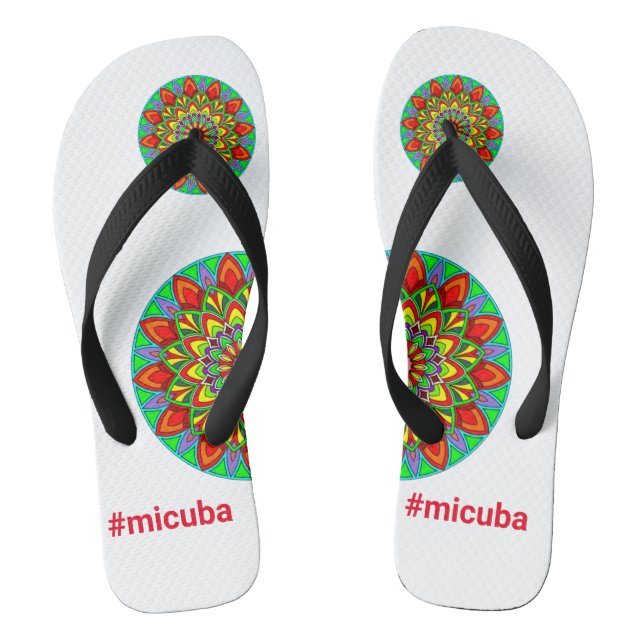 Chanclas chanchetas logo#micuba (Plantilla)