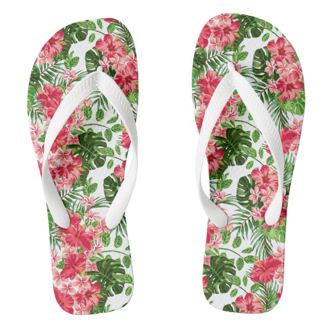 Chanclas Chanclas-Flores Tropicales (Plantilla)