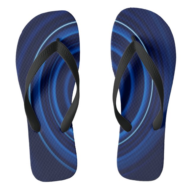 Chanclas Chancleta azul para hombre vórtice (Plantilla)