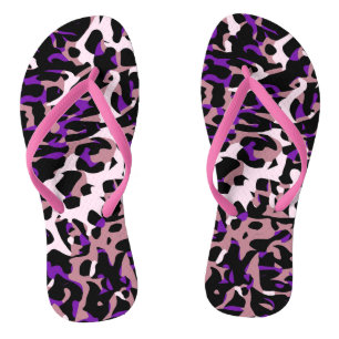 Chanclas Cheetah rosa morado Resumen