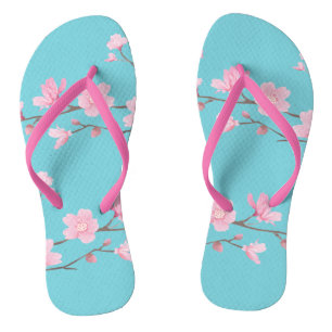 Chanclas Cherry Blossom - Robin huevo azul