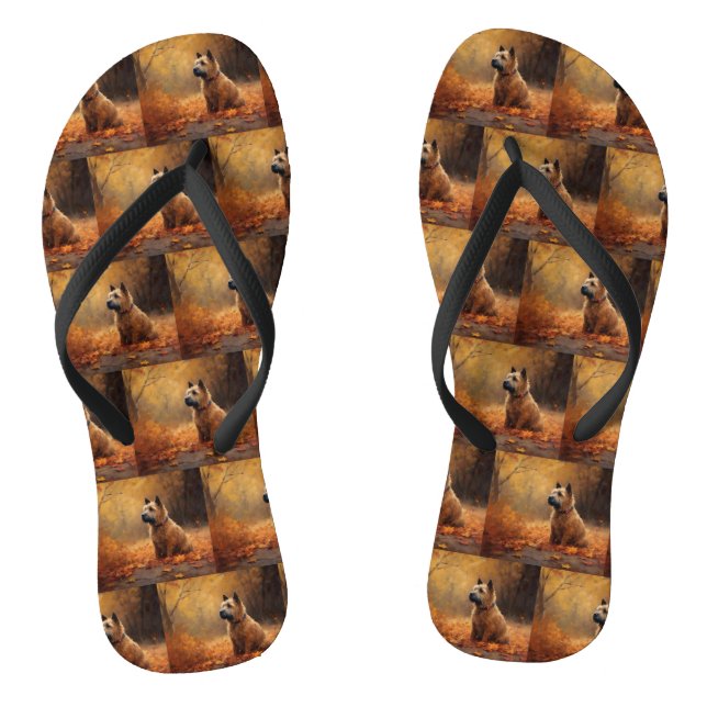 Chanclas Chesapeake Bay Terrier en otoño (Plantilla)