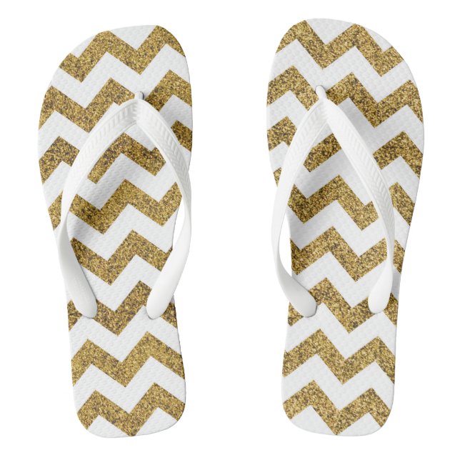 Chanclas Chevron de oro (Plantilla)