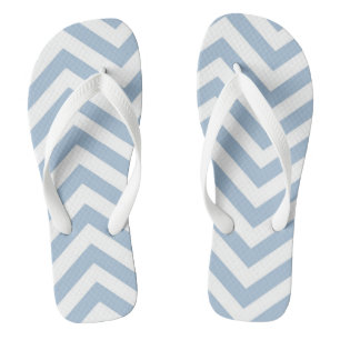 Chanclas Chevron texturizado Grunge azul claro
