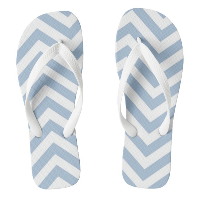 Chanclas Chevron texturizado Grunge azul claro (Plantilla)