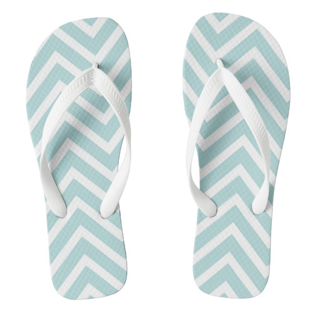 Chanclas Chevron turquesa (Plantilla)