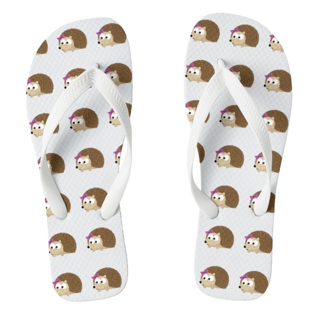 Chanclas Chica Cute Hedgehog (Plantilla)