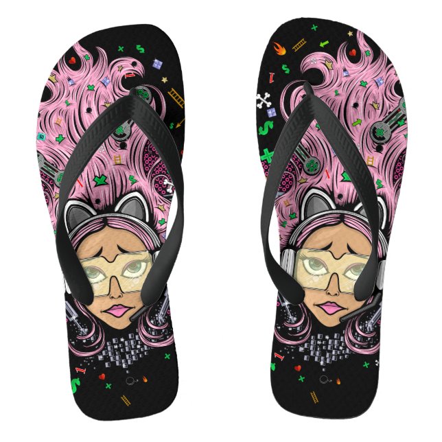 Chanclas Chica Gamer (Plantilla)
