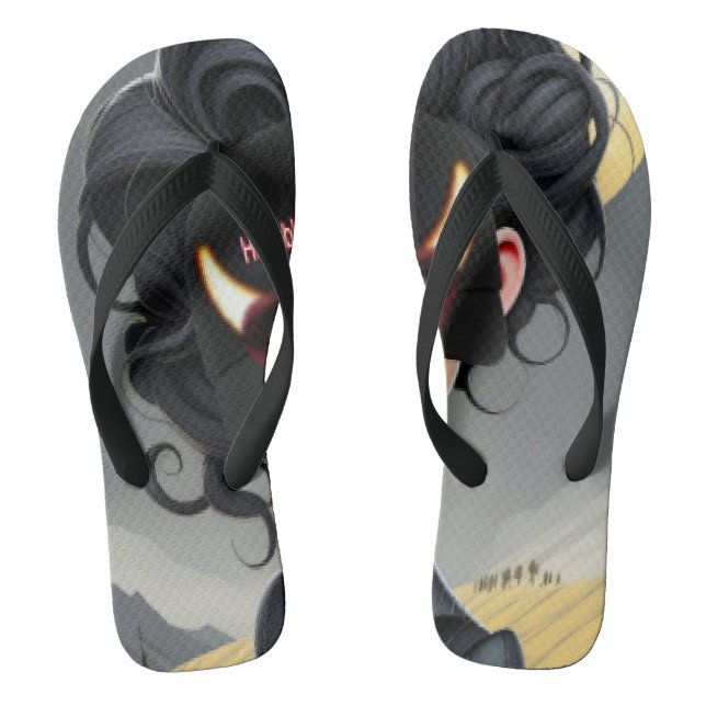 Chanclas Chica horrible linda (Plantilla)