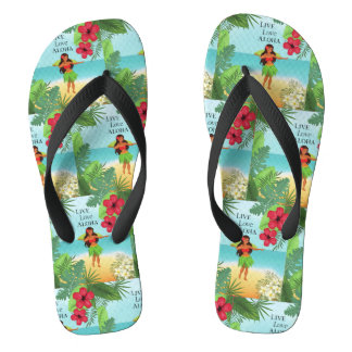 Chanclas Chica Hula Vive Ama Aloha