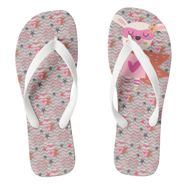 Chanclas Chica Superhéroe Bunny (Plantilla)