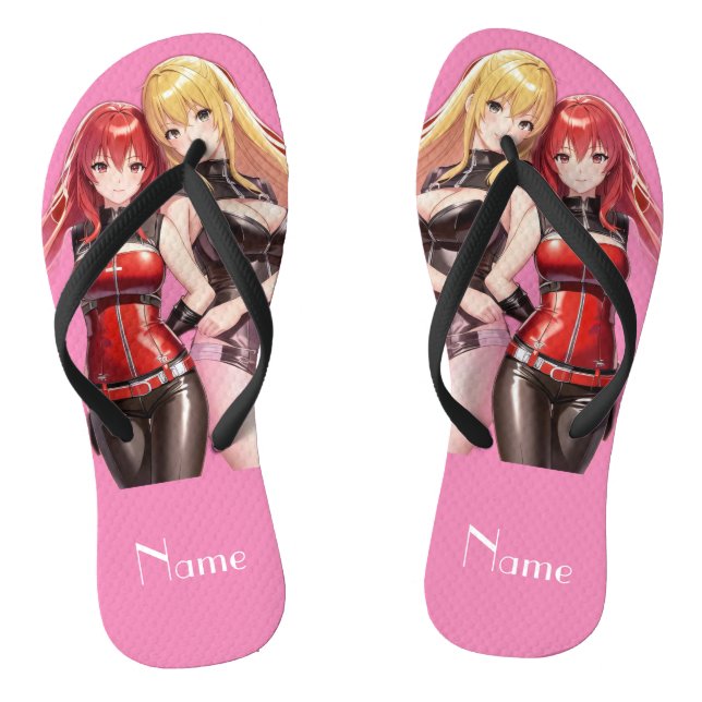 Chanclas Chicas Cuadros Anime Thunder_Cove (Plantilla)