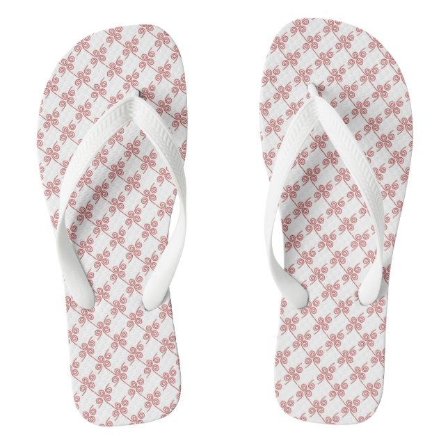 Chanclas Chicas Damas Flipflops diseñador blanco (Plantilla)