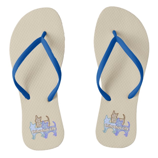 Chanclas Chihuahua Life Flip Flops (Plantilla)