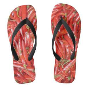 Chanclas chile rojo