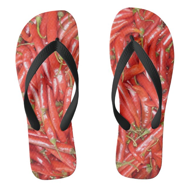 Chanclas chile rojo (Plantilla)