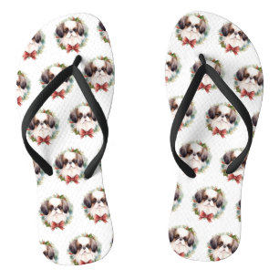 Chanclas Chin Navidades japoneses escribieron una presentac