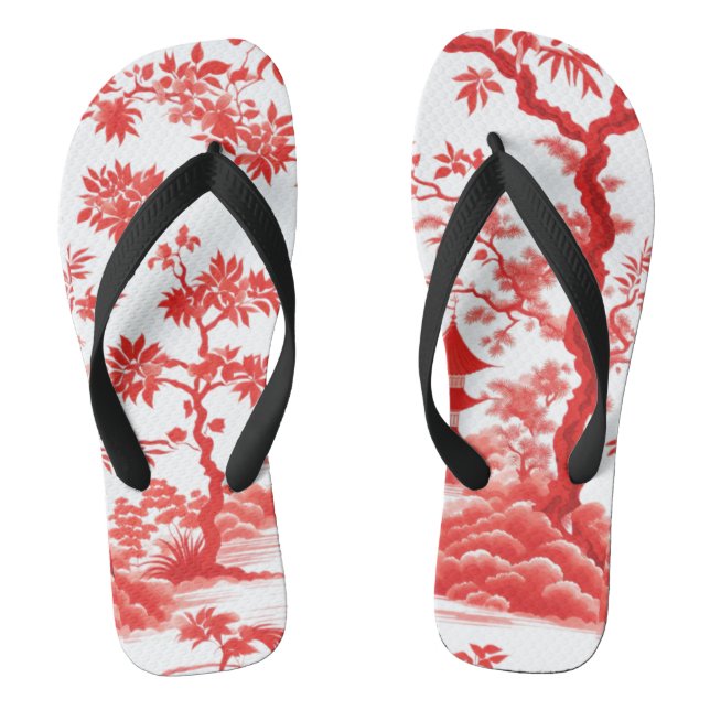 CHANCLAS CHINOISERIE PAGODA (Plantilla)