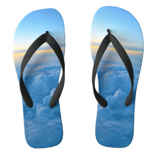 Chanclas cielo hermoso con nubes