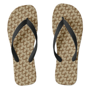 Chanclas Cinta estándar marrón por Kenneth Yoncich