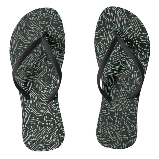 Chanclas Circuito conectado A.b Negro BG (Plantilla)