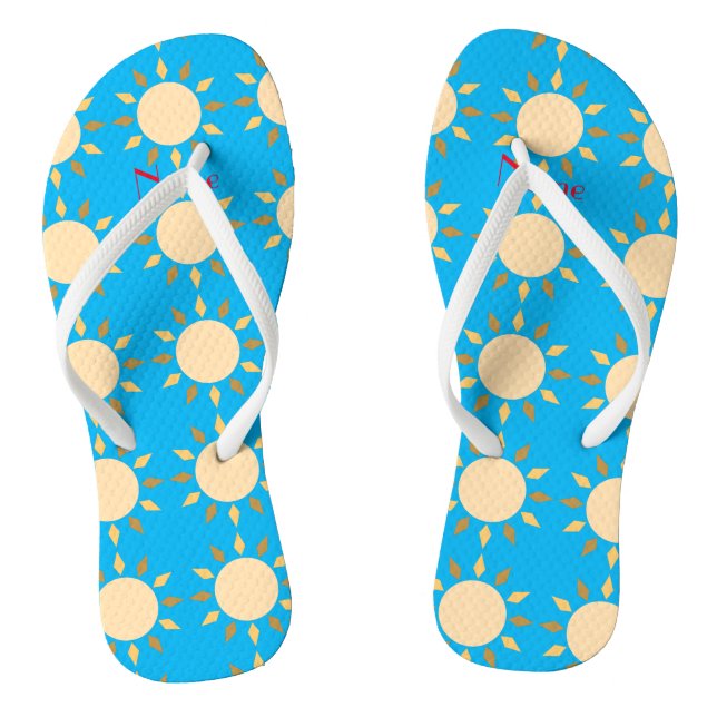 Chanclas Círculo solar geométrico Thunder_Cove (Plantilla)