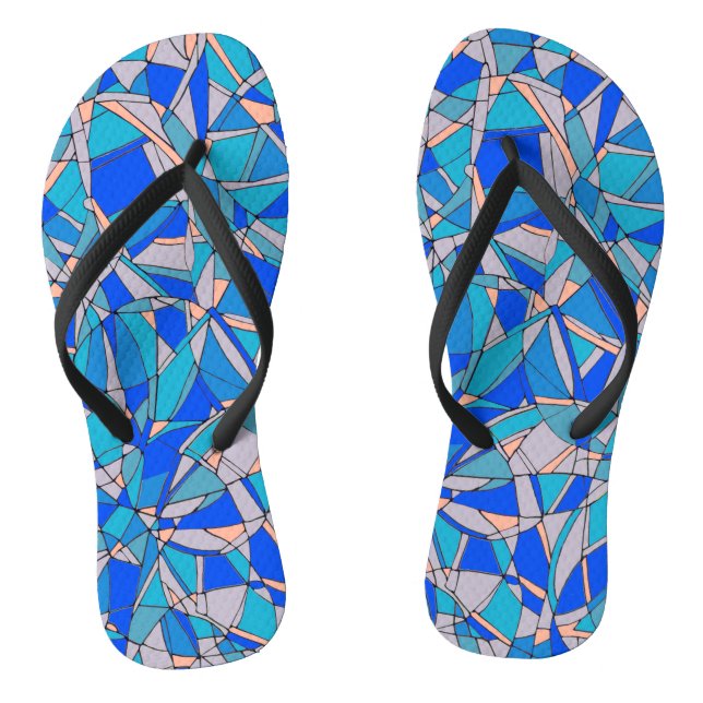 Chanclas Círculos abstractos (Plantilla)