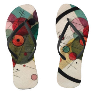 Chanclas Círculos abstractos de Kandinsky