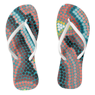 Chanclas Círculos de mosaico