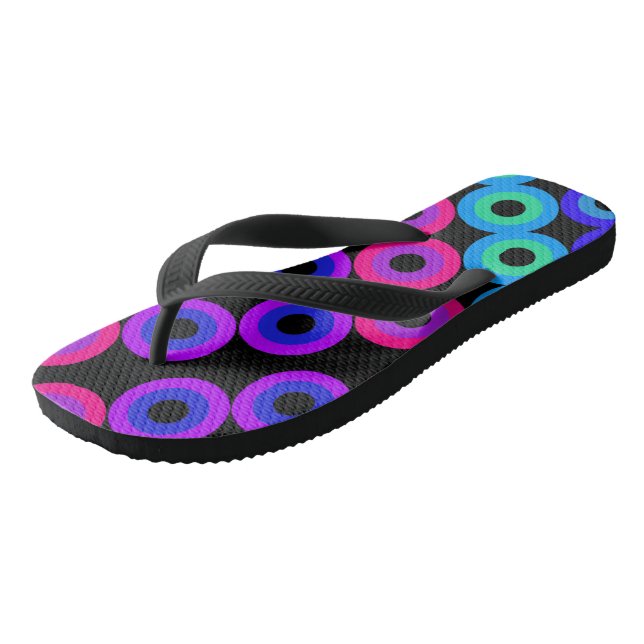 Chanclas Círculos de neón (Angular)