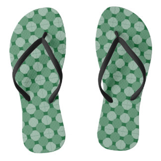 Chanclas - Círculos en baldosas