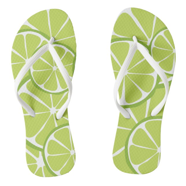 Chanclas Citrus de verano Lime FlipFlops (Plantilla)