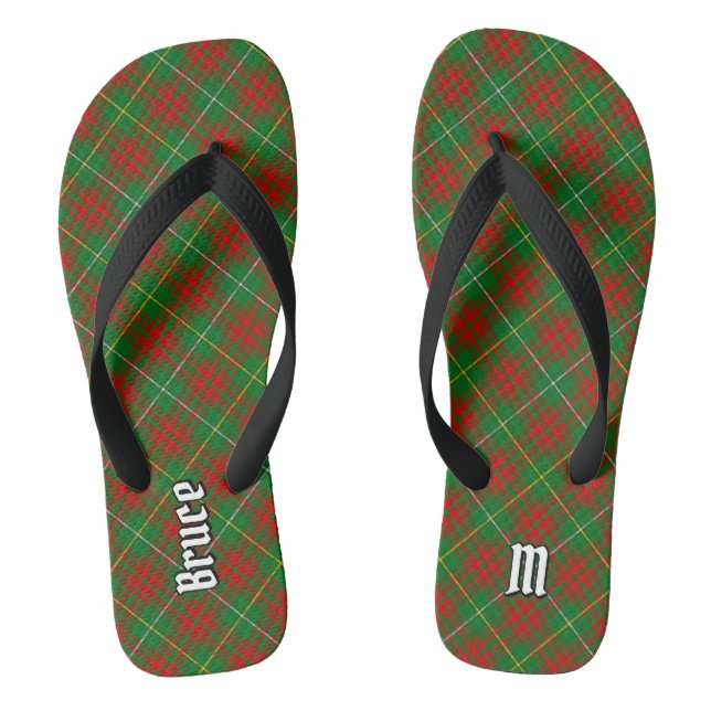 Chanclas Clan Bruce Hunting Tartan (Plantilla)