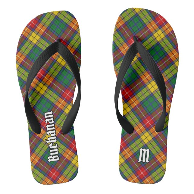 Chanclas Clan Buchanan Tartan (Plantilla)