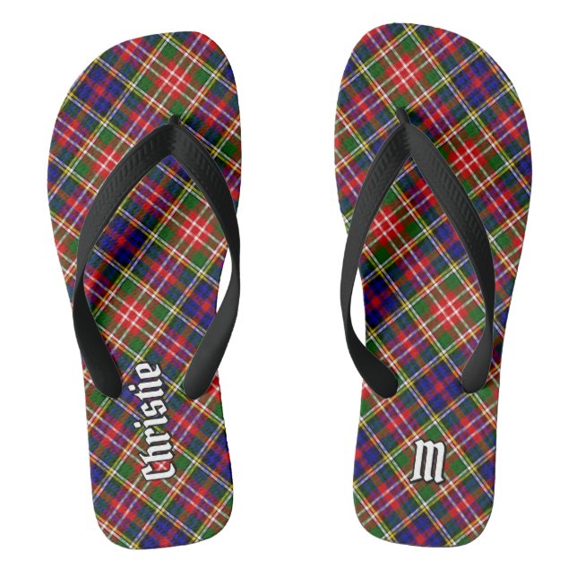 Chanclas Clan Christie Tartan (Plantilla)