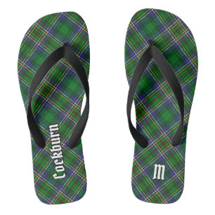 Chanclas Clan Cockburn Tartan