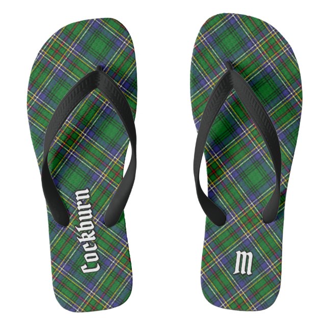 Chanclas Clan Cockburn Tartan (Plantilla)