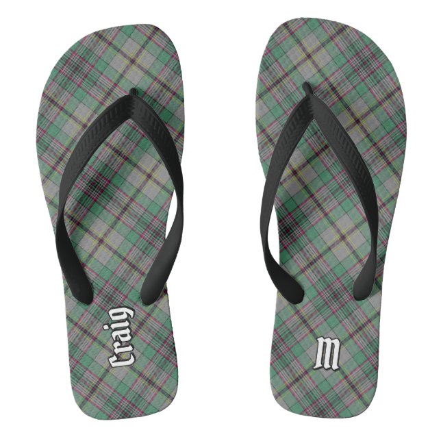 Chanclas Clan Craig Tartan Flip Flops (Plantilla)
