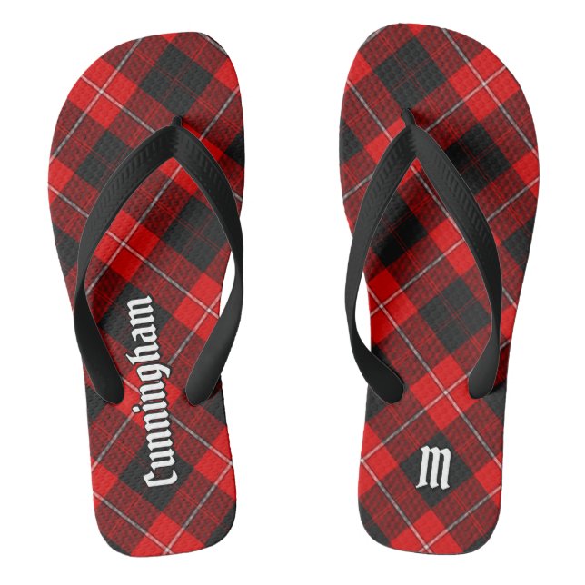 Chanclas Clan Cunningham Tartan (Plantilla)