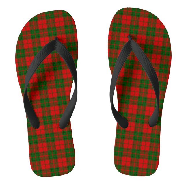 Chanclas Clan Drummond Tartan Plaid (Plantilla)