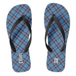Chanclas Clan Elliot Ancient Tartán Flip Flops