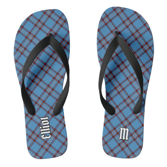 Chanclas Clan Elliot Ancient Tartán Flip Flops (Plantilla)