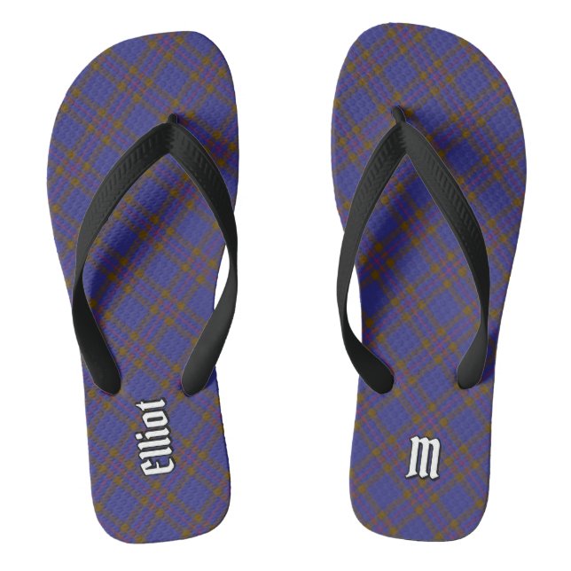 Chanclas Clan Elliot Modern Tartan Flip Flops (Plantilla)
