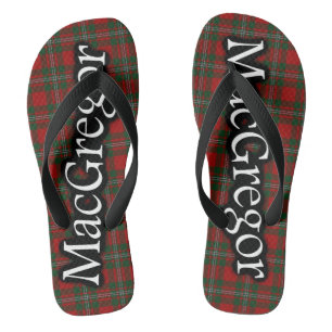 Chanclas Clan escocés MacGregor Tartán Flop Flops