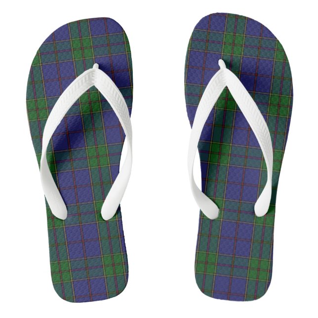 Chanclas Clan escocés Strachan Tartan (Plantilla)