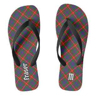 Chanclas Clan Fraser de Lovat Tartán