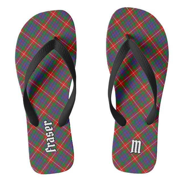 Chanclas Clan Fraser de Lovat Tartán (Plantilla)