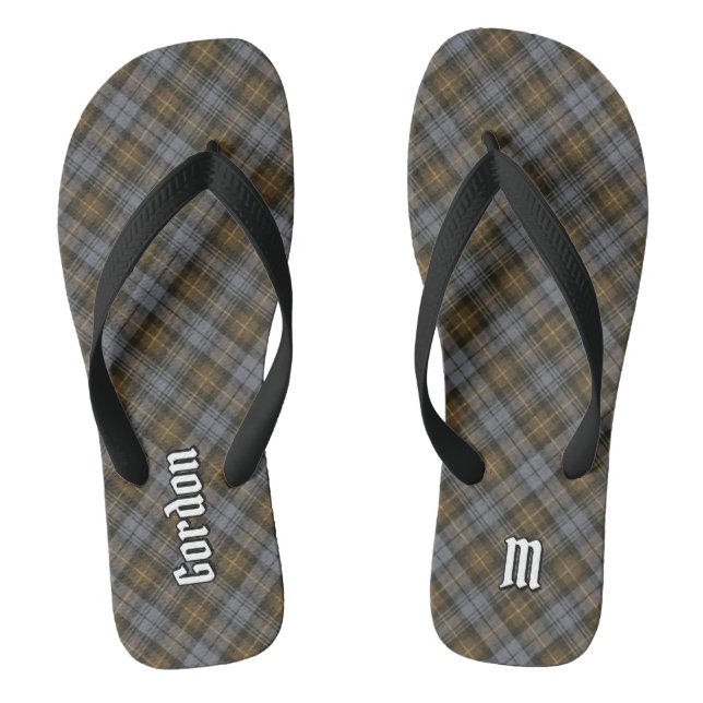 Chanclas Clan Gordon Weathered Tartan Flip Flops (Plantilla)