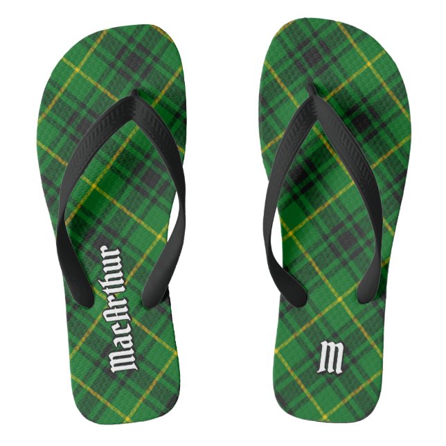 Chanclas Clan MacArthur Tartan (Plantilla)