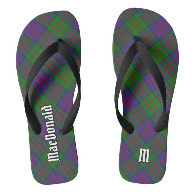 Chanclas Clan MacDonald Tartan Flip Flops (Plantilla)